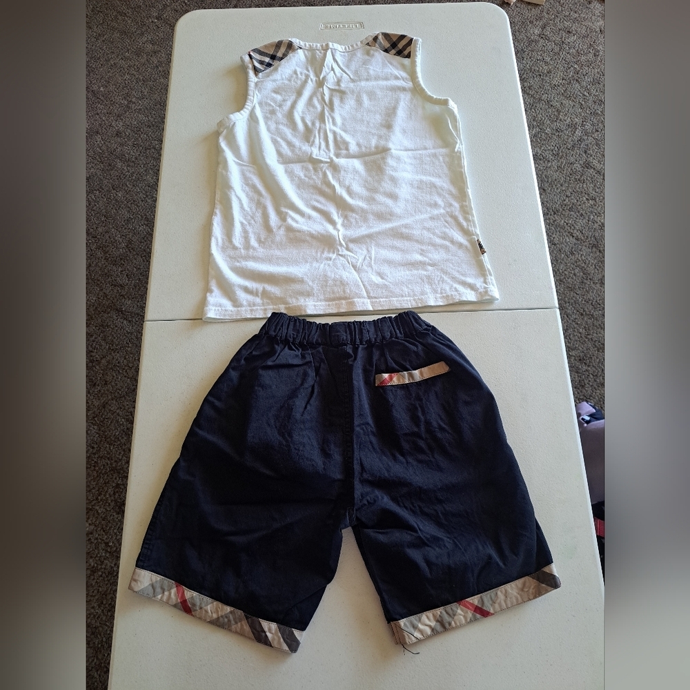 Burberry White and Blue Matching Set - Picture 7 of 7